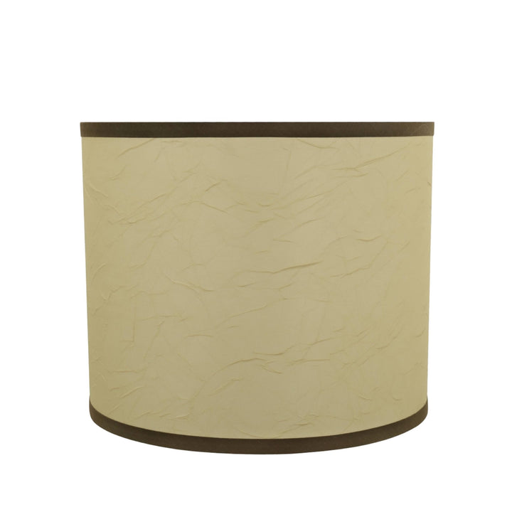 Aspen Creative 31098A Transitional Drum (Cylinder) Shaped Spider Construction BEIGE - Diamond Home USA