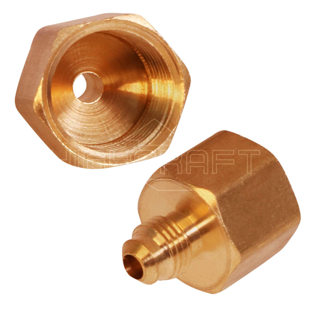 highcraft G46S-3834 Flare x Female Reducing Adapter Pipe Fitting 3/8" O.D. x 3/4 - Diamond Home USA