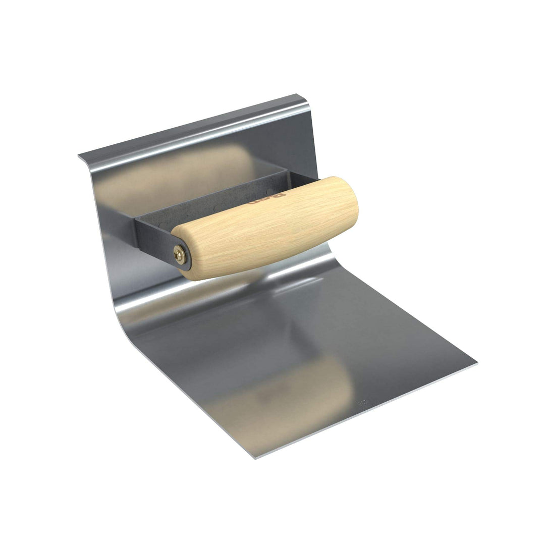 EPOXY BASE TOOL - SS 6" x 6" - 1" RAD 4" LIP WD HDL