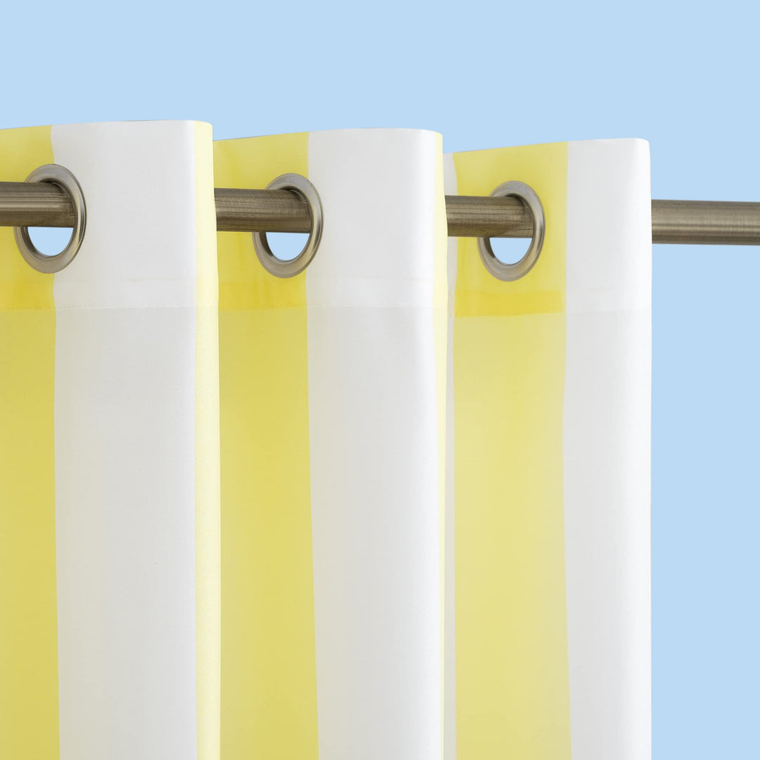 Sun Zero Valencia Cabana Stripe Indoor/ Outdoor Curtain Panel