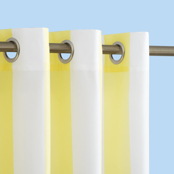 Sun Zero Valencia Cabana Stripe Indoor/ Outdoor Curtain Panel