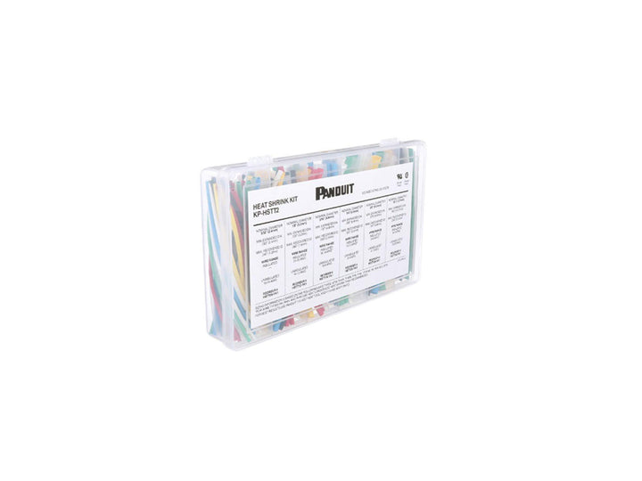 Panduit KP-HSTT2 Heat Shrink Kit Box - Plastic Case Various Sizes Various Colors - Diamond Home USA