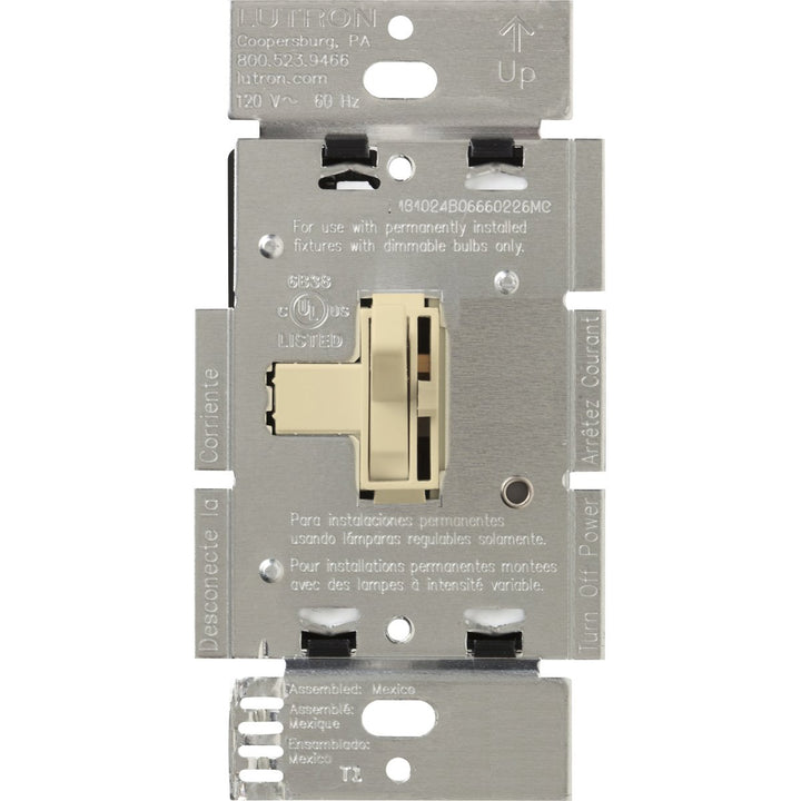 Lutron AYF-103P-277-IV Lighting DIMMER Ivory