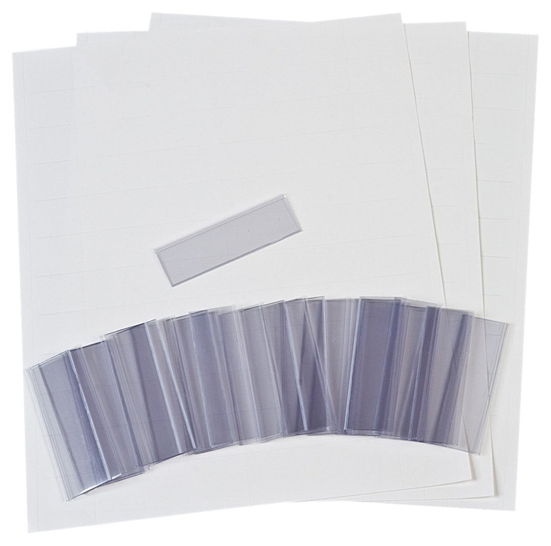 Akro-Mils 29301 Clear Protective Plastic Label Holder and Labels for 30210 30220