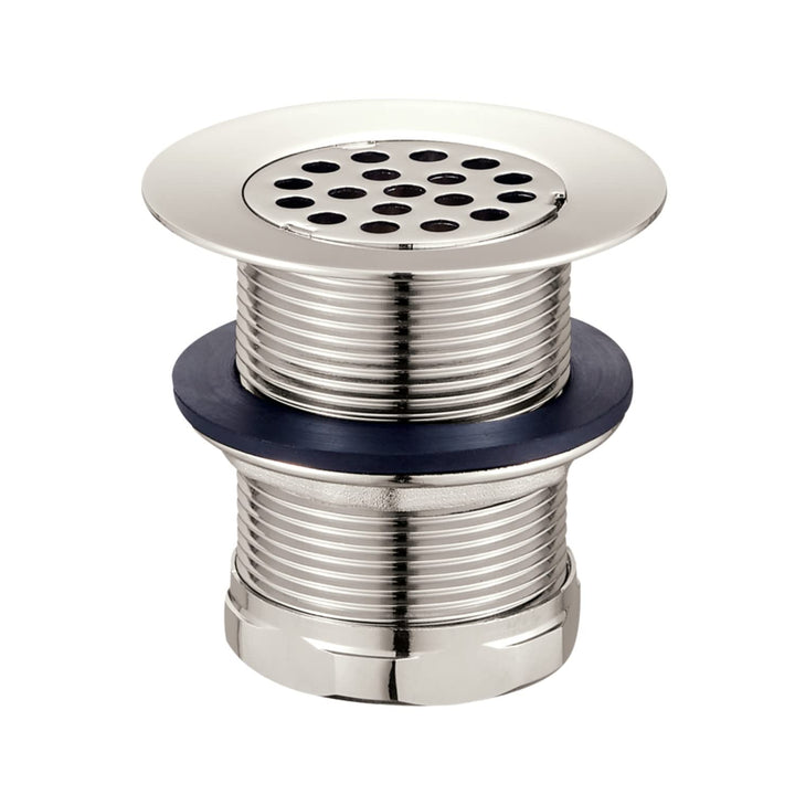 Kingston Brass KBU1006 Seattle 2-Inch Brass Grid Bar/Utility Sink Drain Polished Polished Nickel