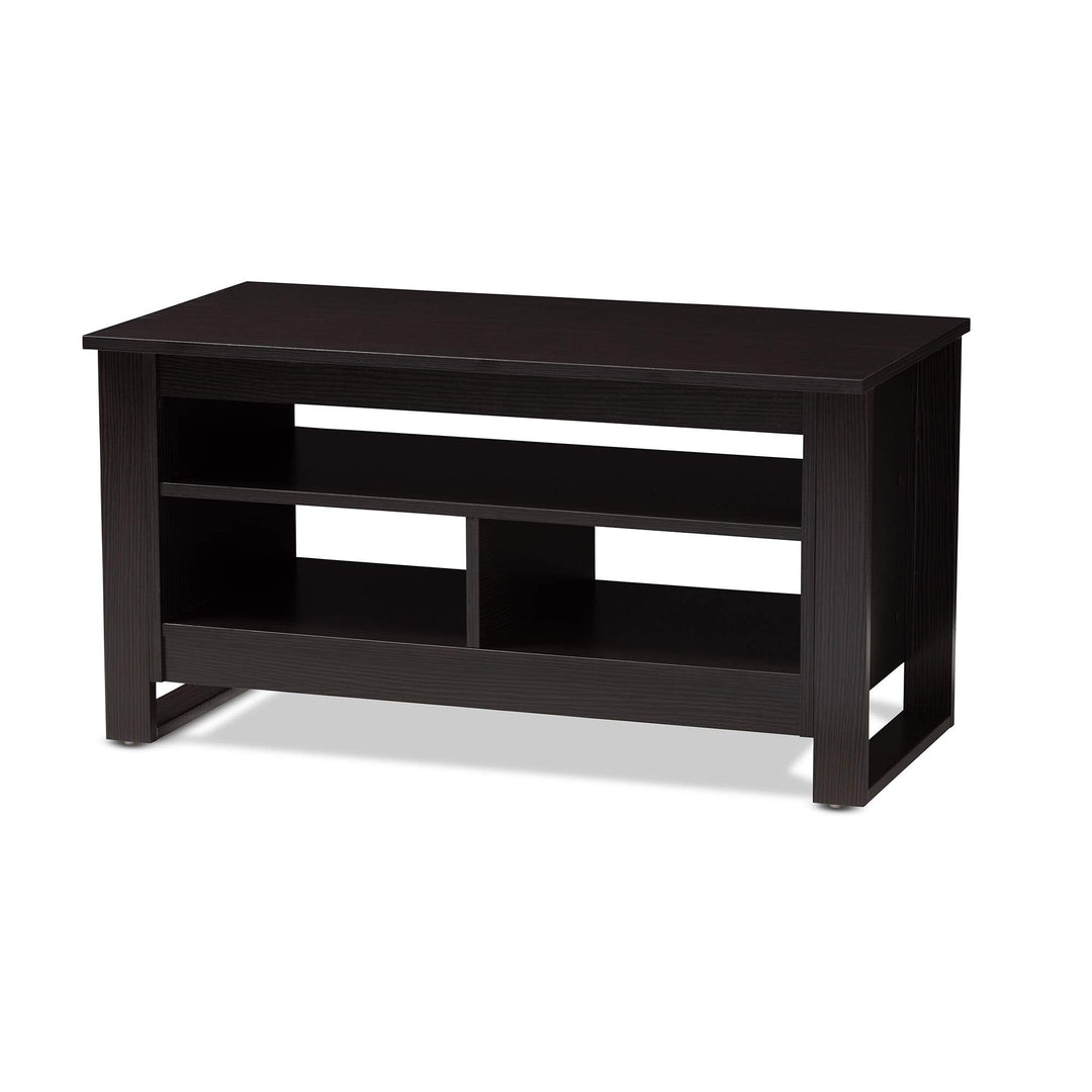 Baxton Studio Contemporary Dark Brown Coffee Table by - Diamond Home USA
