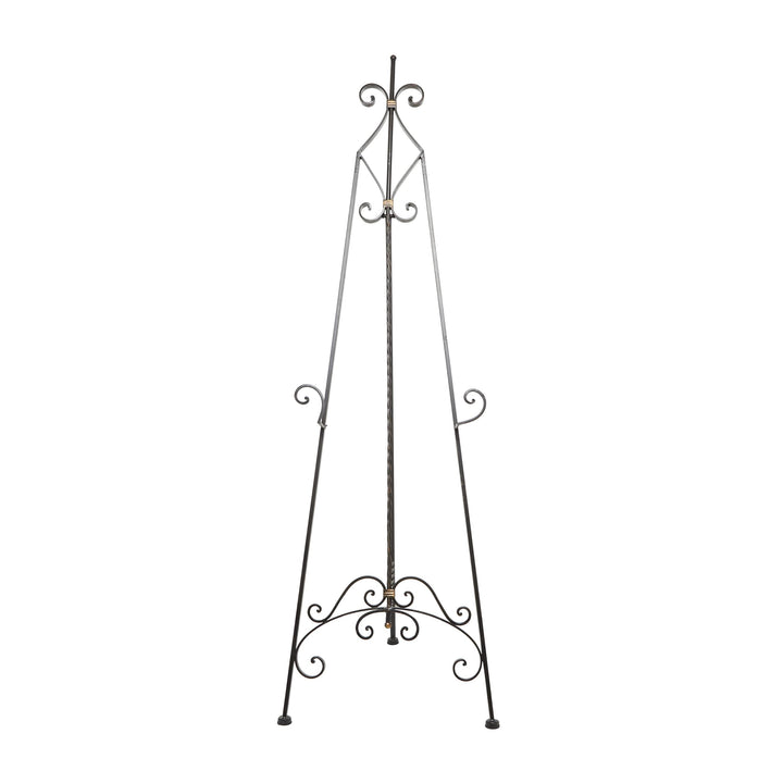 Black Iron Country Cottage Easel 21 X 27 65 Shabby Chic - Diamond Home USA