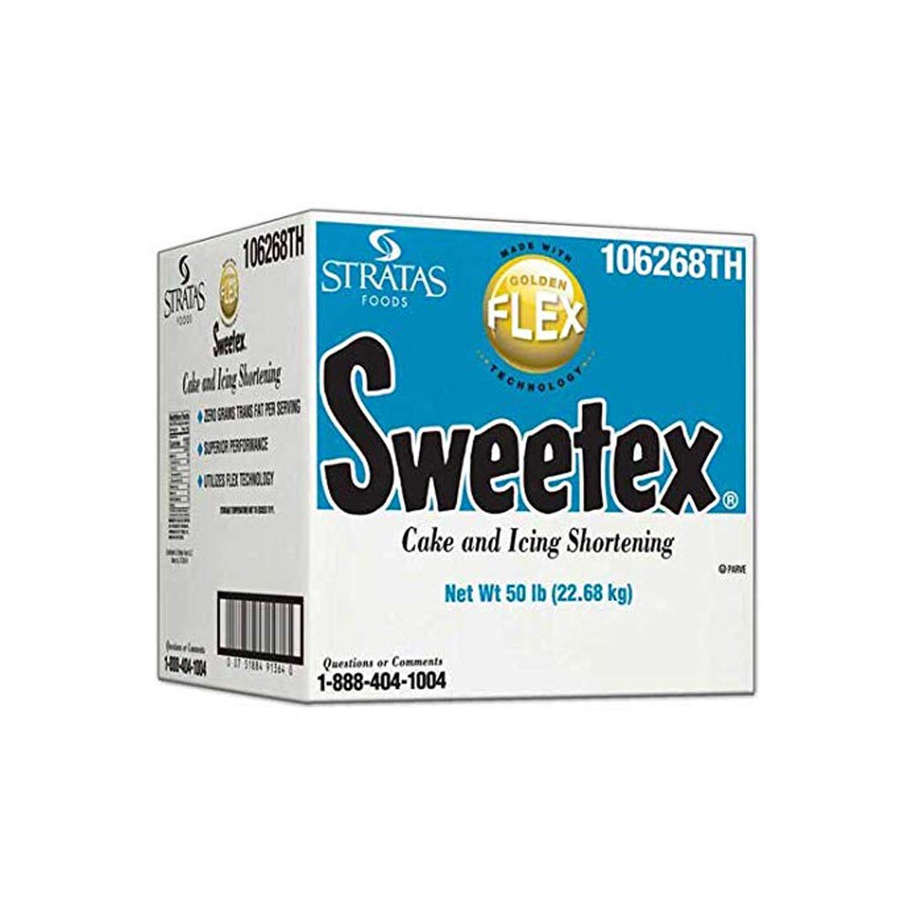 Sweetex Golden Flex Cake and Icing Shortening 50 Pound - 1 each.