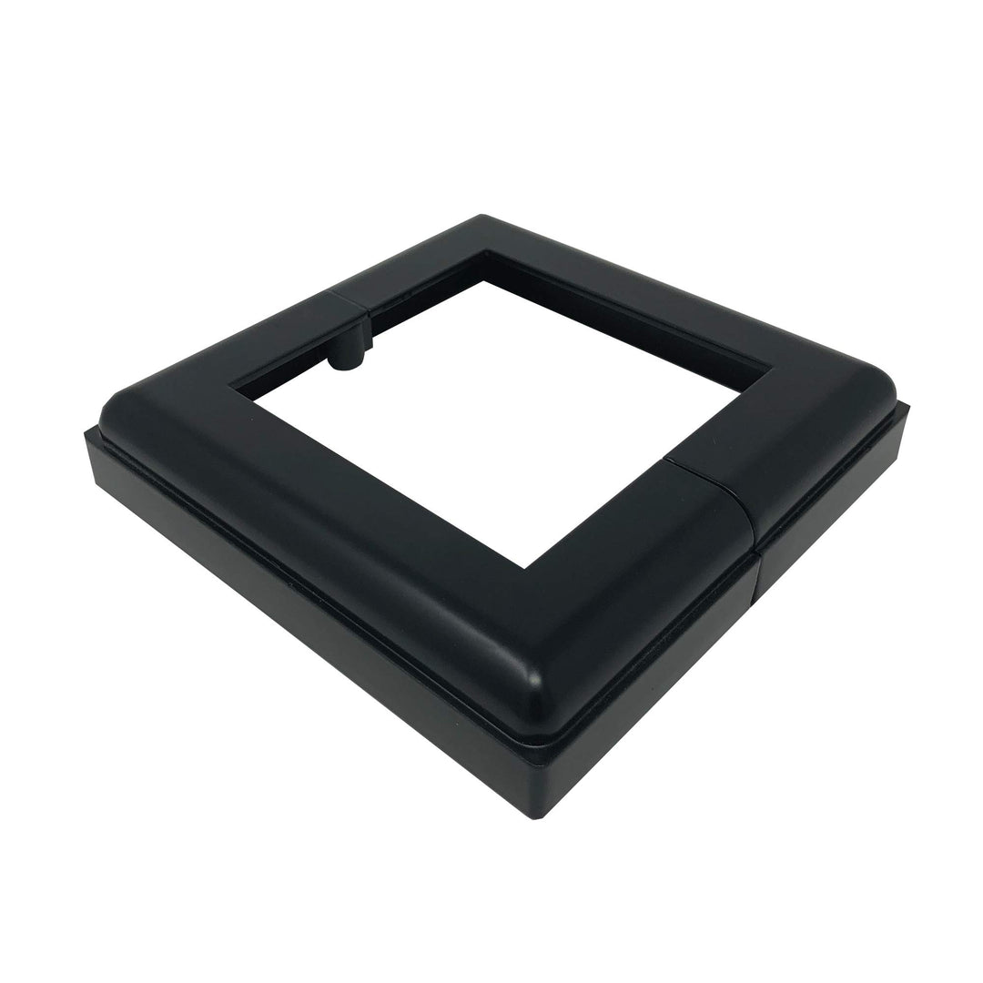 Nuvo Iron ADPBS6 Aluminum 6X6 Post Skirt Base 1 Count (Pack of 1) Black