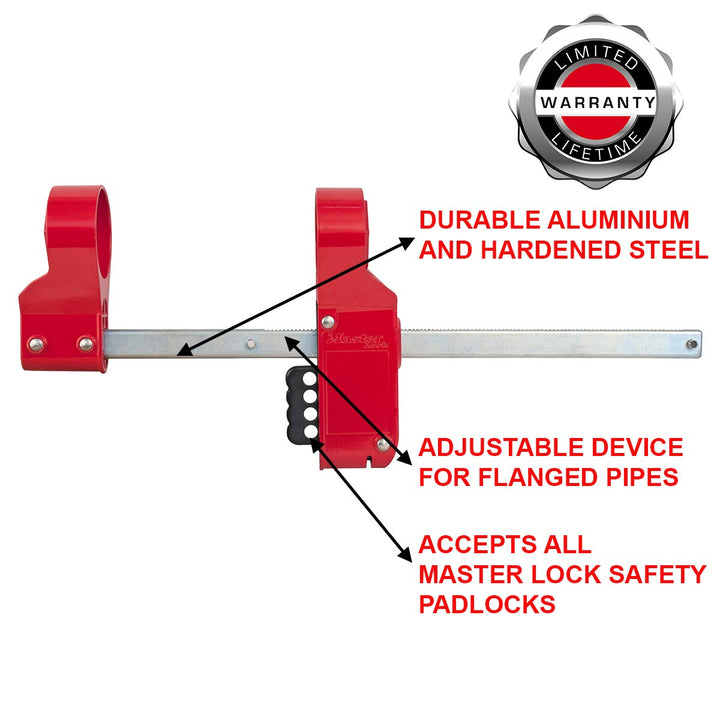 Blind Flange Lockout 3-1/2 to 12 in Pipe - Diamond Home USA