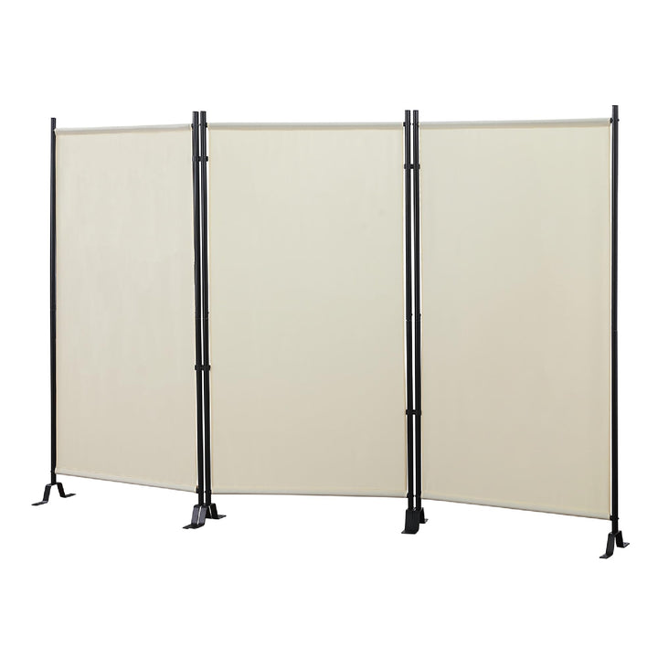 Proman Products - Galaxy Section Divider Water Repellent Fabric Room Divider Beige