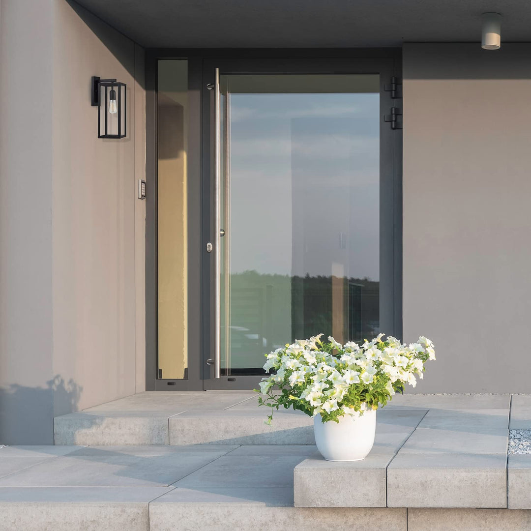 Globe Electric 44176 Bowery 1-Light Outdoor and Indoor Wall Sconce with a - Diamond Home USA