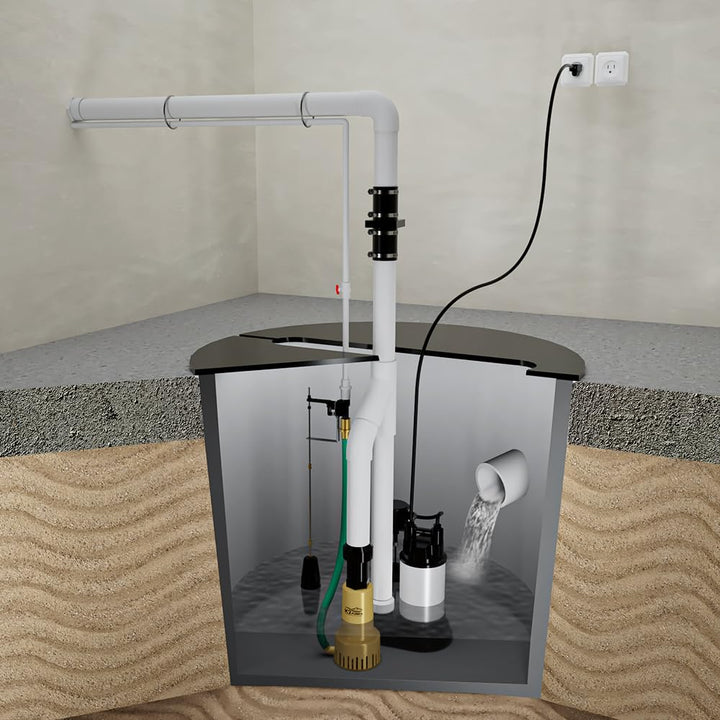 K2 Pumps ASP00001K Water Powered Backup Sump Pump