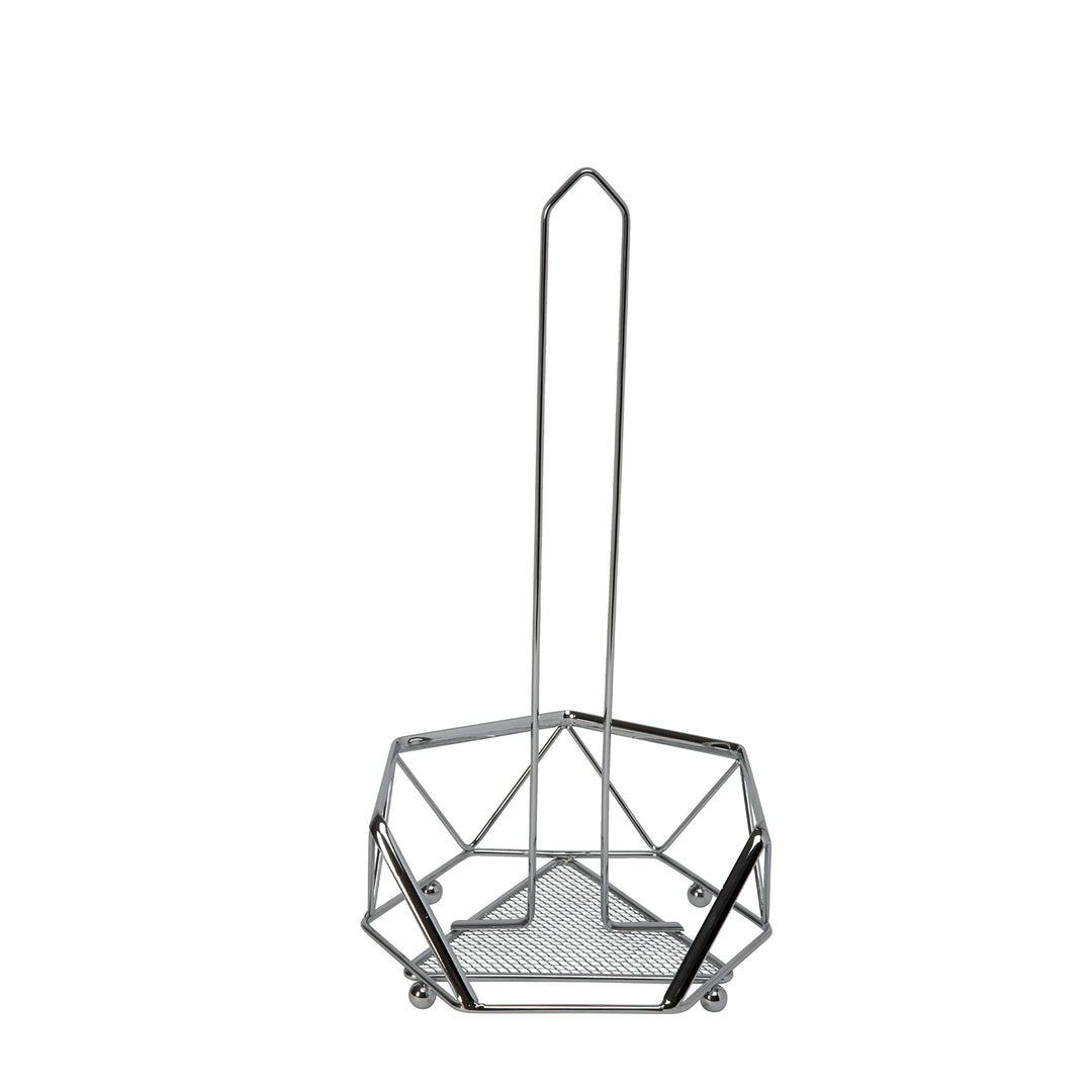 Kitchen Details Chrome Geode Paper Towel Holder|Countertop|Free Standing|Holds 1 - Diamond Home USA