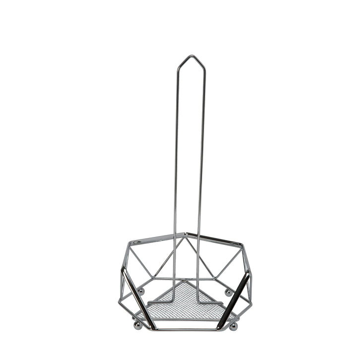 Kitchen Details Chrome Geode Paper Towel Holder|Countertop|Free Standing|Holds 1 - Diamond Home USA