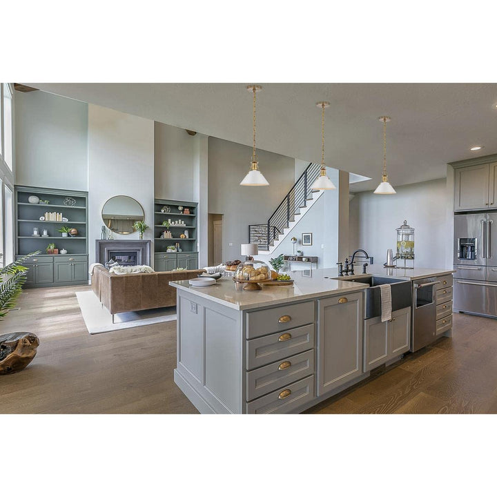 Nuvo Outpost - 1 Light Small Pendant in Mid-Century Modern Style-9.75 Inches - Diamond Home USA