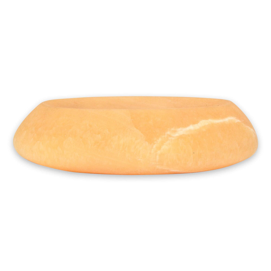 Onyx Bubble Soap Dish (Mexico) Stone Single Piece - Diamond Home USA