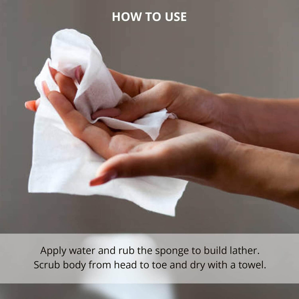 Bath Sponges Regular Keep Your Bathroom Clean Free from Blue Casual Polyester - Diamond Home USA