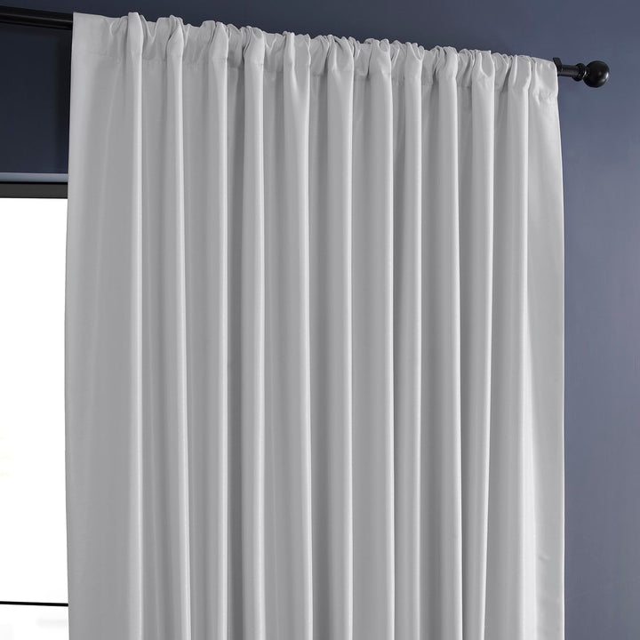 HPD Half Price Drapes Extra Wide Faux Silk Blackout Curtains 108 Inches Long for - Diamond Home USA