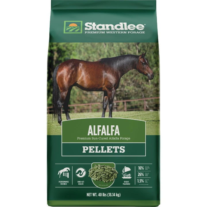 STANDLEE HAY COMPANY 1175-30101-0-0 40 lb Premium Alfalfa Pellet Red