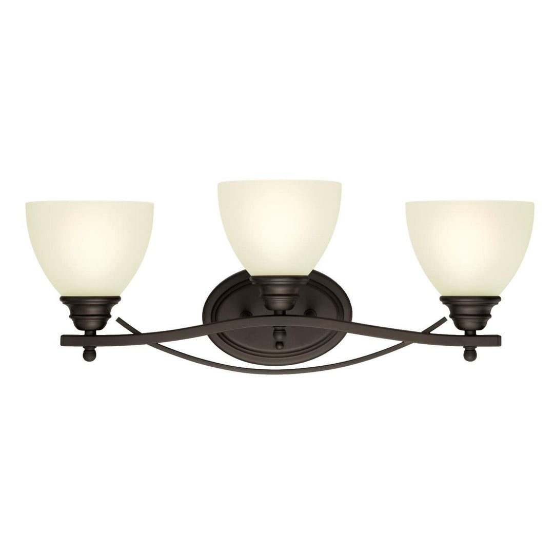 Westinghouse 6303400 Elvaston Three-Light Indoor Wall Fixture Oil Rubbed