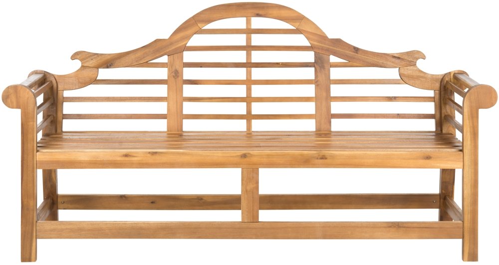 Safavieh Patio Collection Felicity Adirondack Acacia Wood Bench - Diamond Home USA