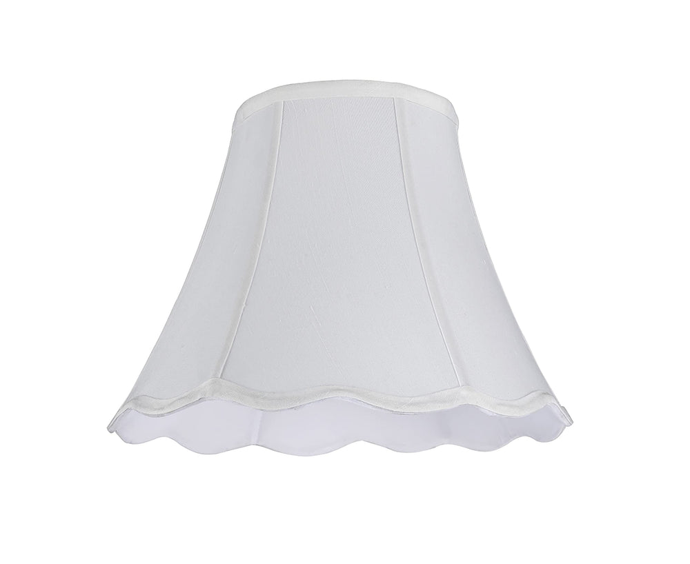 Aspen Creative 30037 Transitional Hexagon Scallop Bell Shape Spider Construction - Diamond Home USA