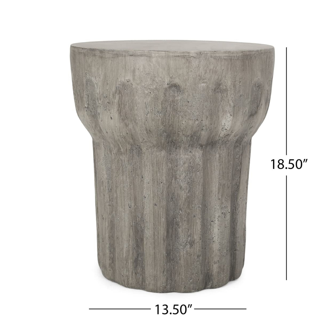 Christopher Knight Home Solomon Outdoor Contemporary Lightweight Accent Side - Diamond Home USA