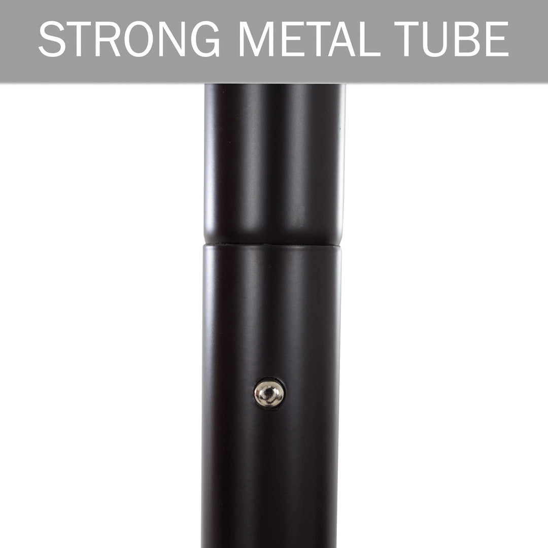 Hey! Play! Portable Tetherball Complete Outdoor Game Set with Base Ball Pump - Diamond Home USA