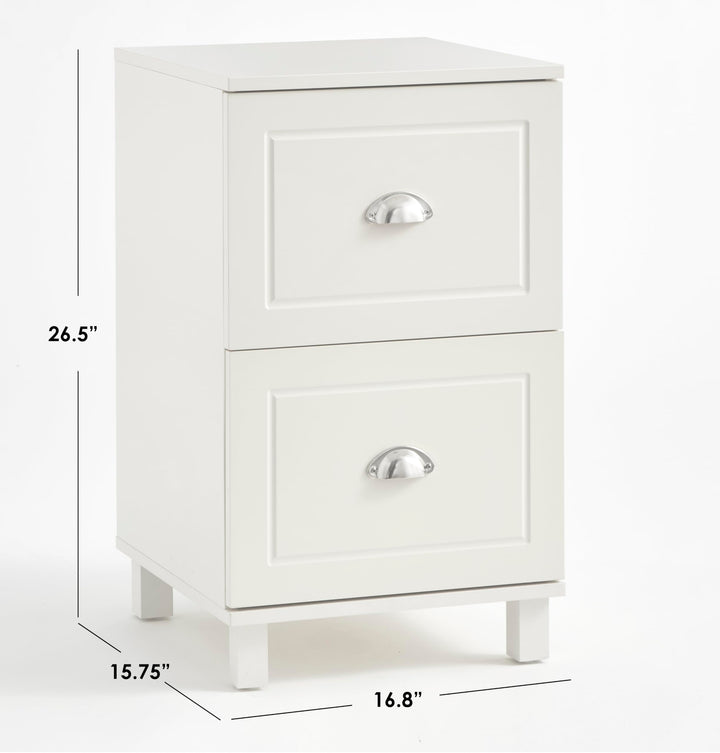 Target Marketing Systems Bradley Collection File Cabinet Modern Document Black - Diamond Home USA