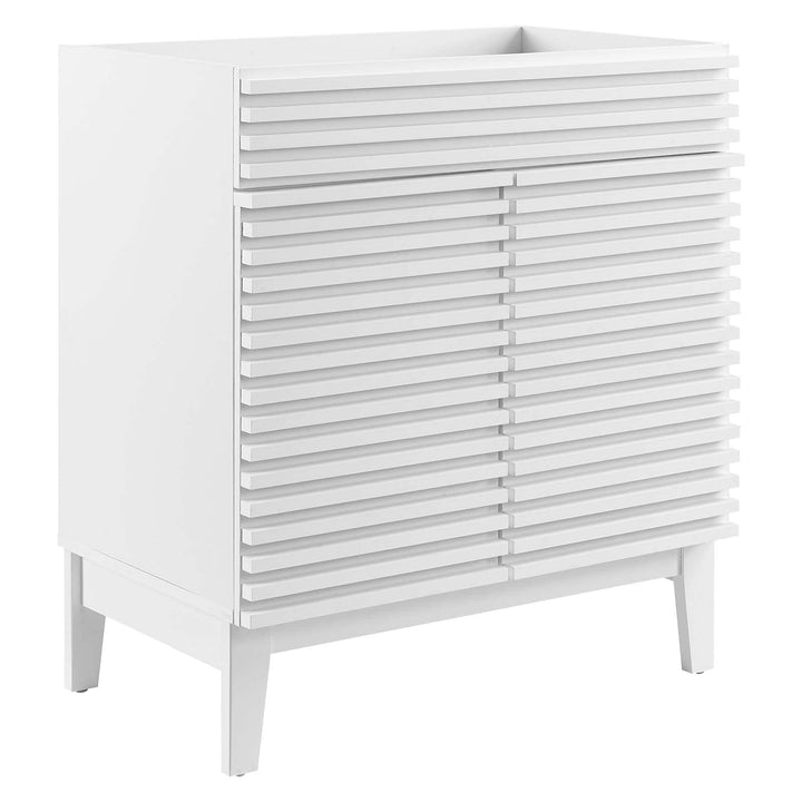 Modway Render 30" Bathroom Vanity in White-Sink Basin Not Included 30 Inch