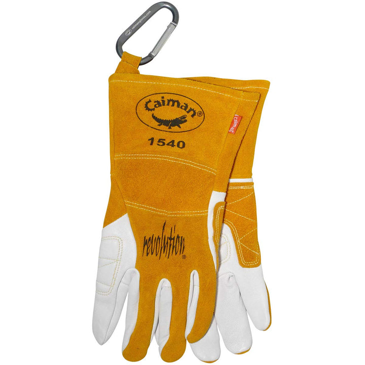 Caiman Premium Goat Grain TIG/Multi-Task Welding Gloves Split Cowhide Back - Diamond Home USA