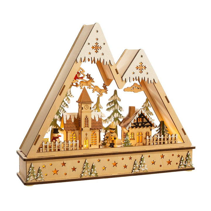 Kurt S. Adler JEL0957 Christmas Village Multi-Colored