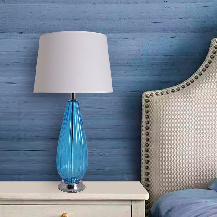 28-inch Table Lamp (Set of 2) Blue Modern Contemporary - Diamond Home USA