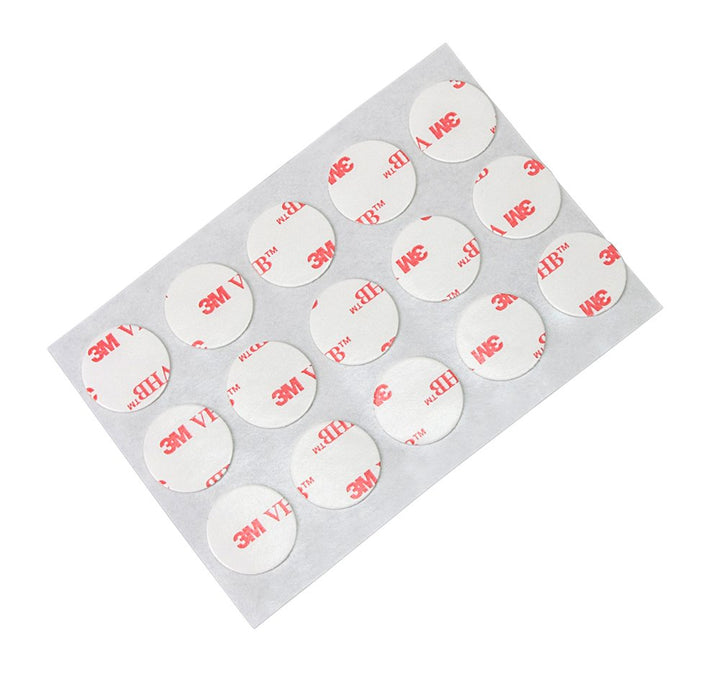 3M 4930 White Double Sided Firm Acrylic Foam Tape 1" Diameter Circles (roll of