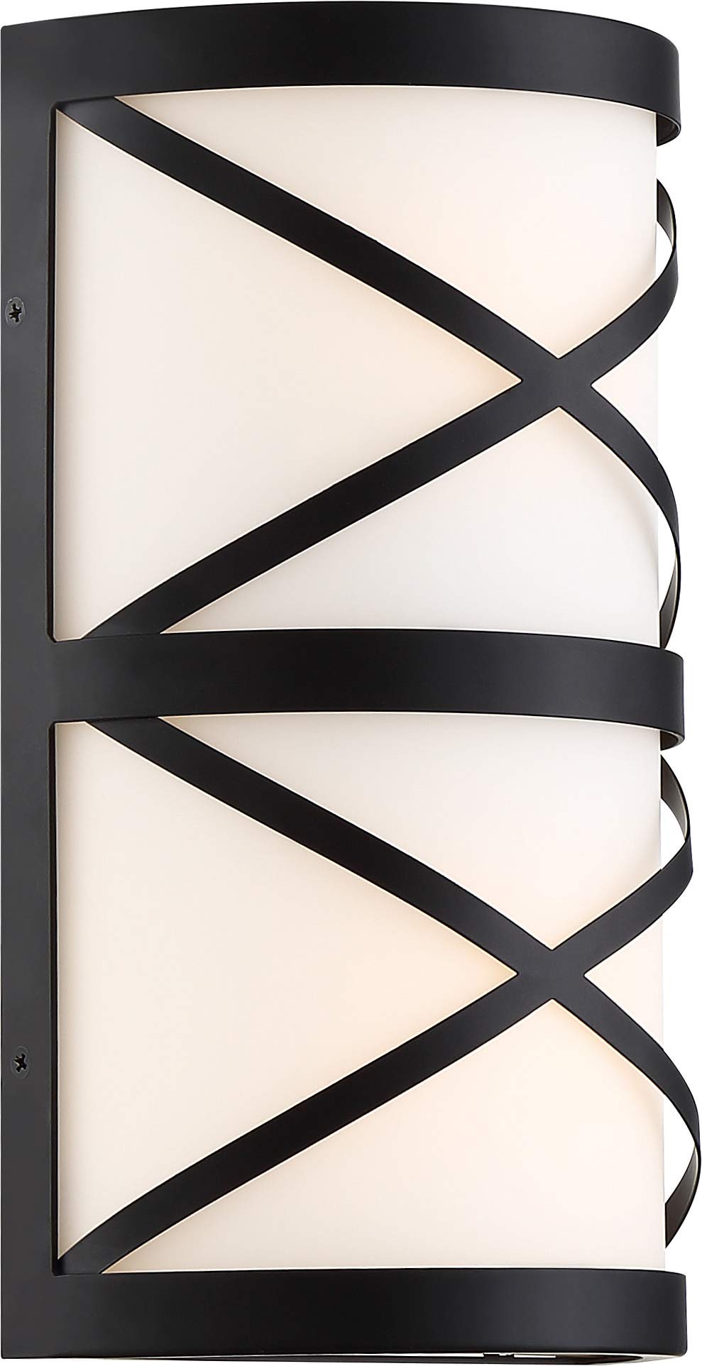NUVO 60/6840 Sylph Vanity Aged Bronze Finish with Satin White Glass 2 Light