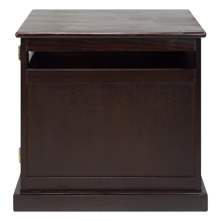 Chappy Espresso Pet Crate Brown Wood Finish - Diamond Home USA