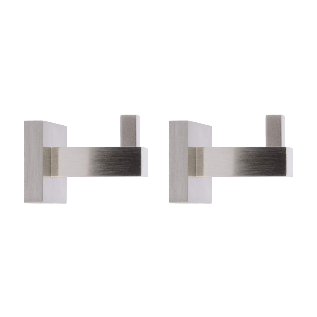 Italia Collection CA3604BNSET Italia Capri Series Set of 2 Brushed Nickel Robe