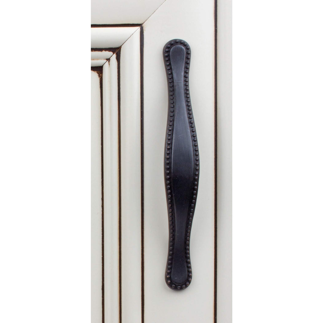 3-inch Oil Rubbed Bronze Beaded Cabinet Pulls (Case of 25) Black Brown Metal - Diamond Home USA