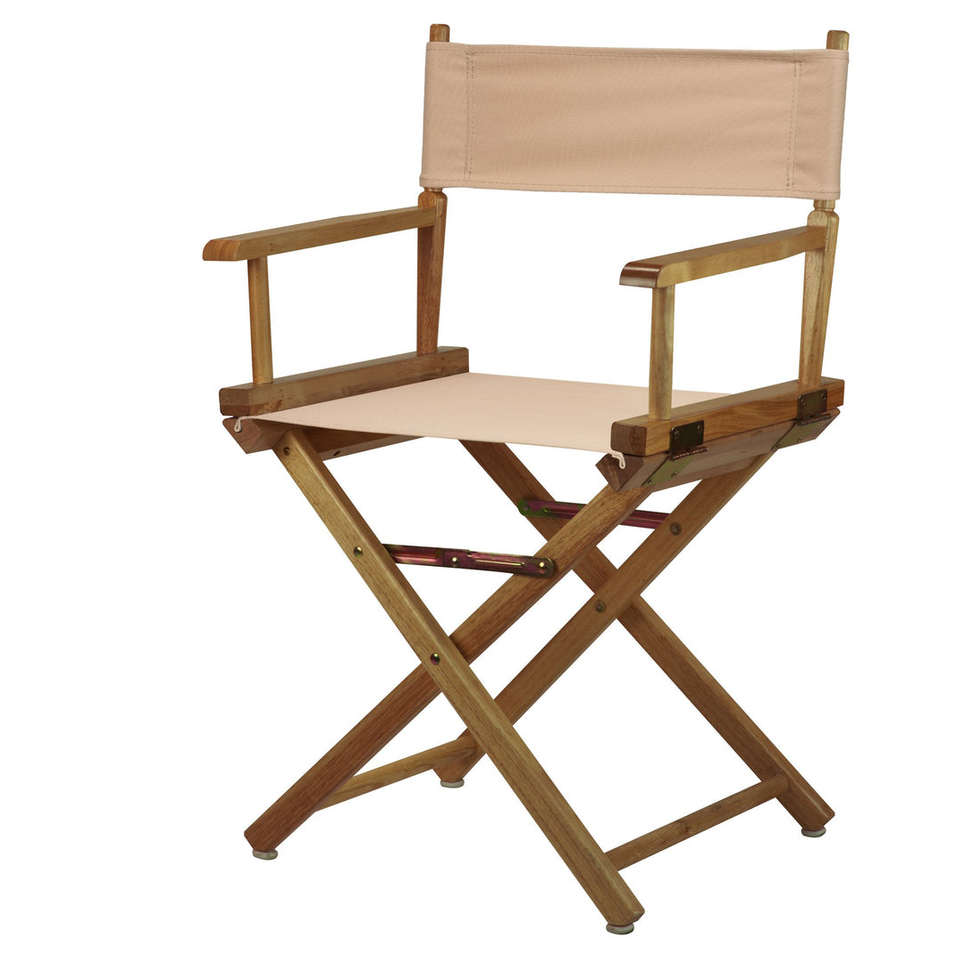 Casual Home Natural Frame/Tan Canvas 18" Classic Height Directors-Chairs
