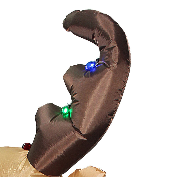 8 Ft. Inflatable Reindeer Outdoor Lighted Christmas Decoration - Diamond Home USA