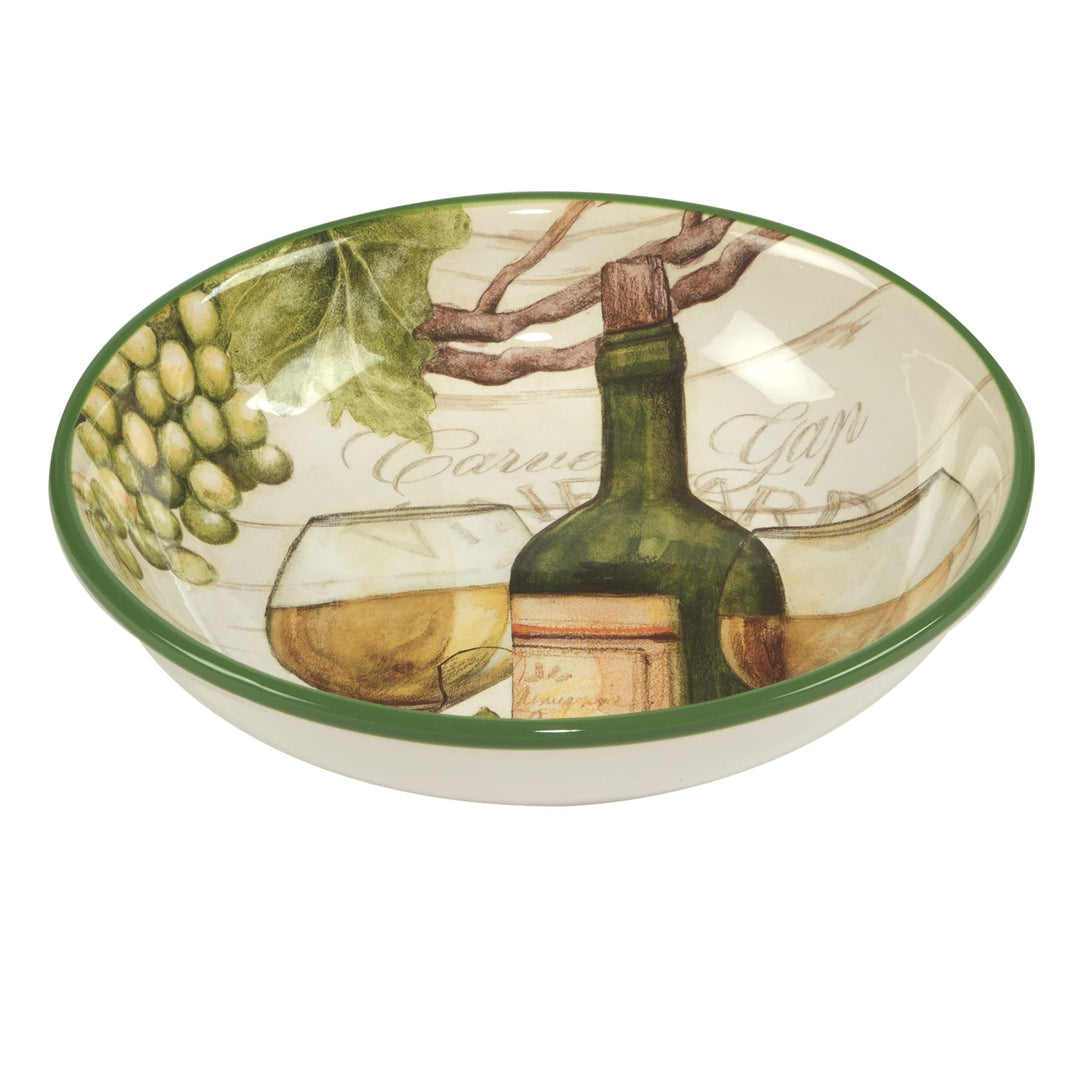 Certified International Meadow Brook 38 oz. Soup/Pasta Bowls Set of 4 2 Assorted - Diamond Home USA