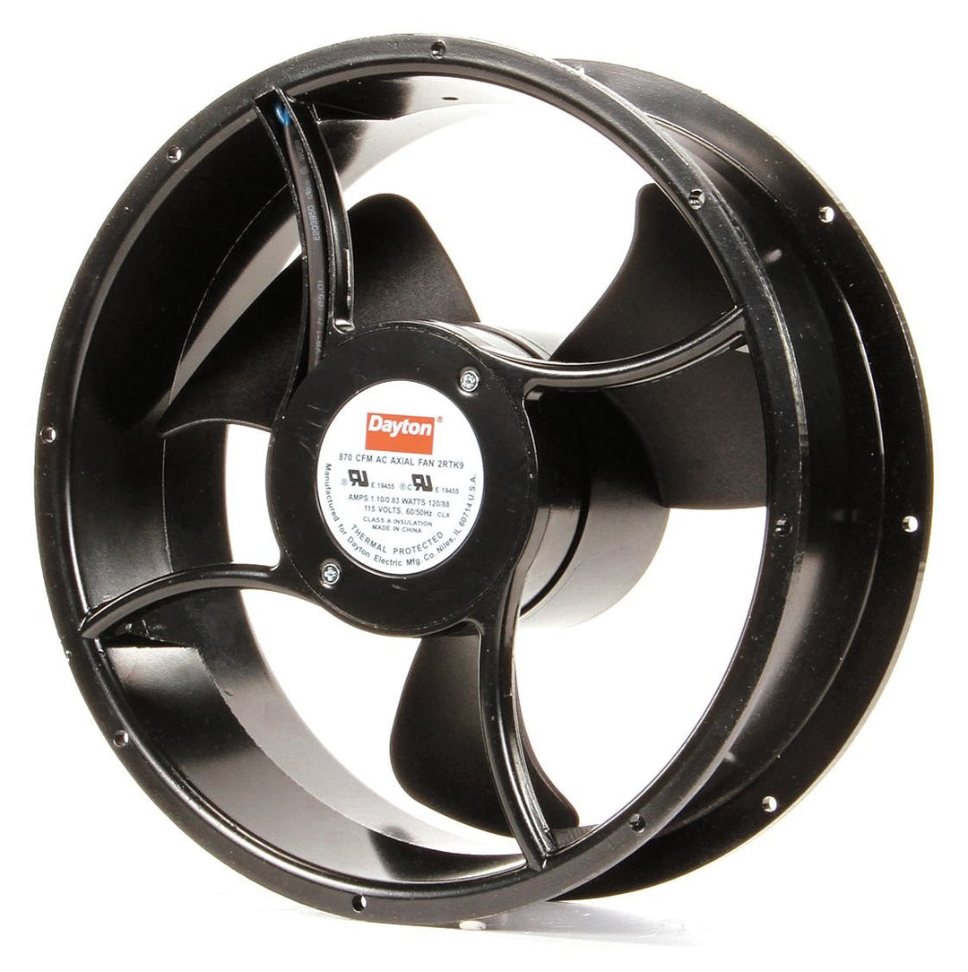 Dayton Round AC Axial Fan 115V; 120 Watts; 870 CFM; Model 2RTK9