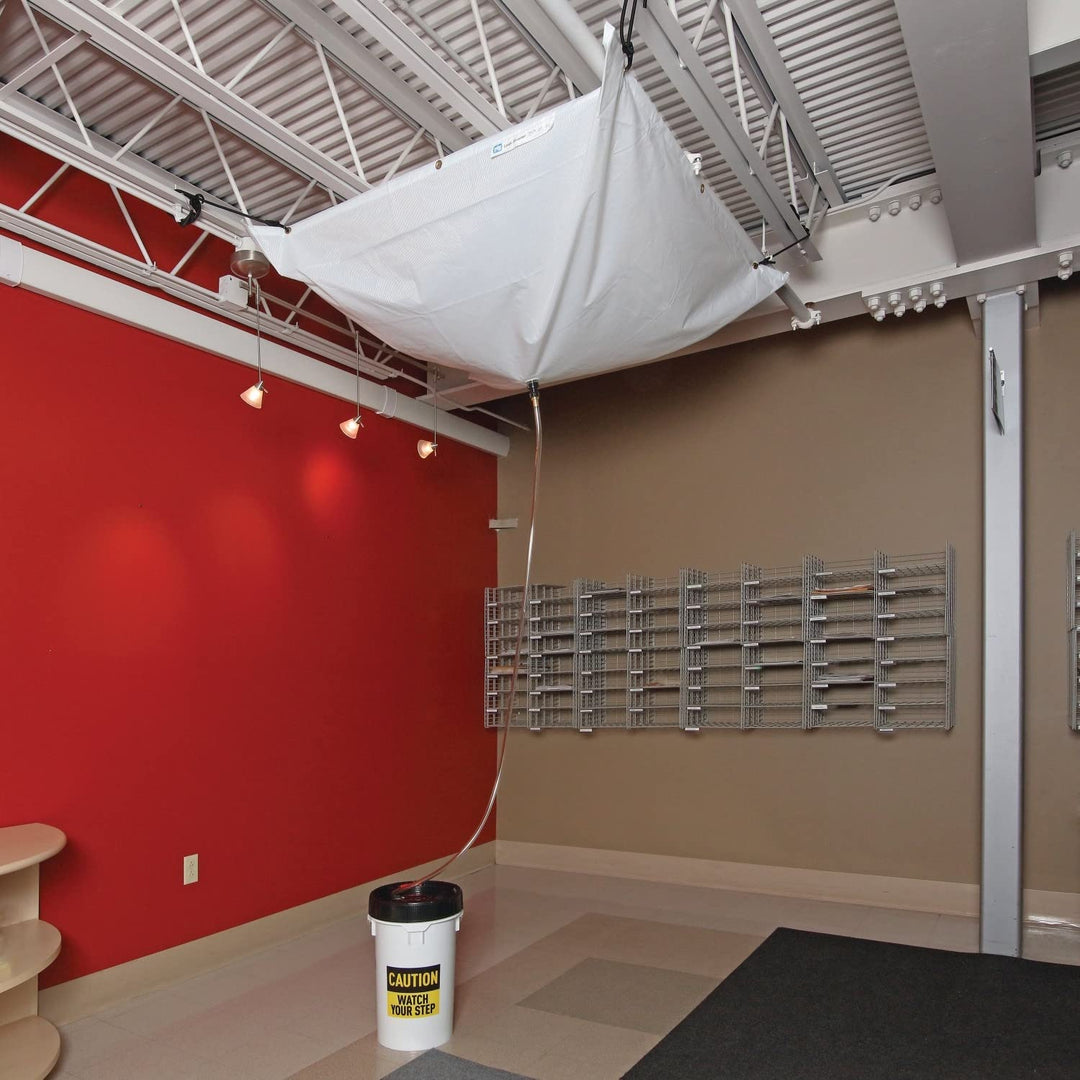 New Pig Roof Leak Diverter Bucket Kit - 5' x 5' - TLS121-TR - Diamond Home USA