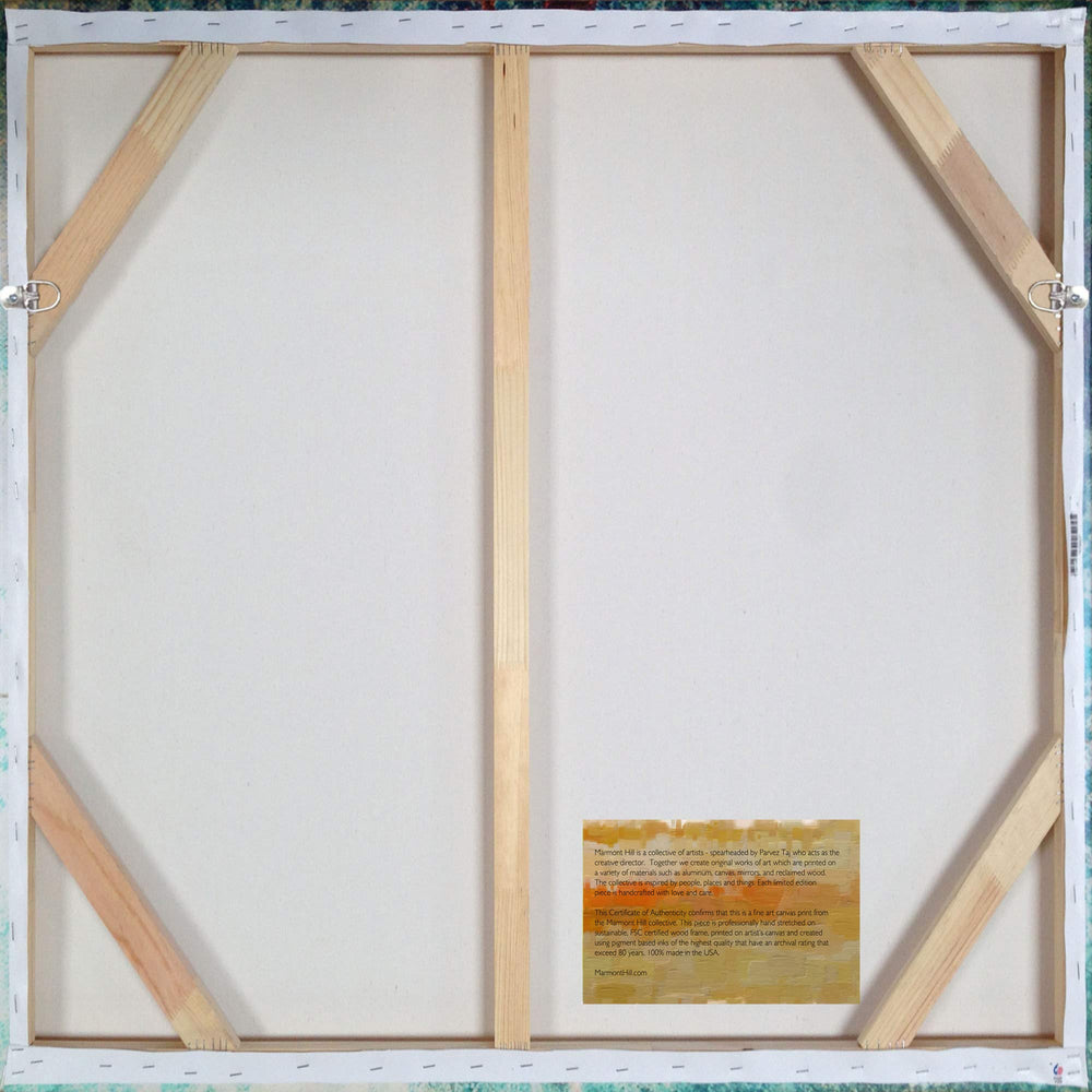 Marmont Hill 18x18 Finding The Peace by Tori ampisi Painting Print on Wrapped - Diamond Home USA