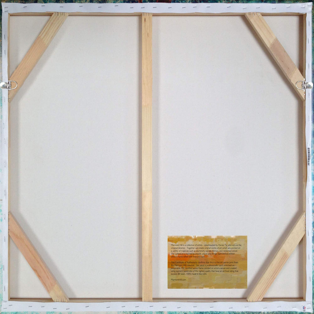 Marmont Hill 18x18 Finding The Peace by Tori ampisi Painting Print on Wrapped - Diamond Home USA