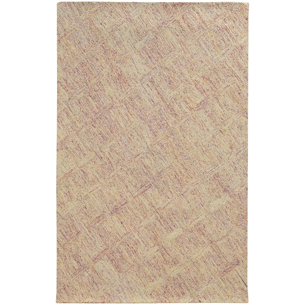 Pantone Universe Colorscape Handmade Loop Pile Faded Diamond Wool Rug 2'6" x 8' Runner - Charcoal/Blue - Diamond Home USA