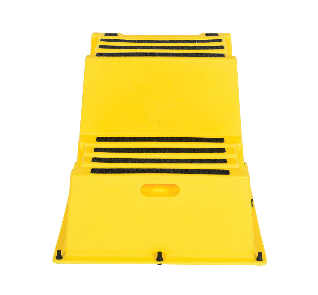 Vestil SPN-2-YL Polyethylene Nestable 2 Step 500 Lb. Capacity Yellow - Diamond Home USA