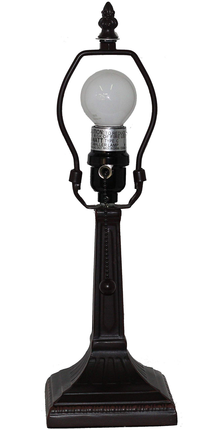 Amora Vintage Tiffany Table Lamp - Multicolor Glass tstand Lamp - Table - Diamond Home USA