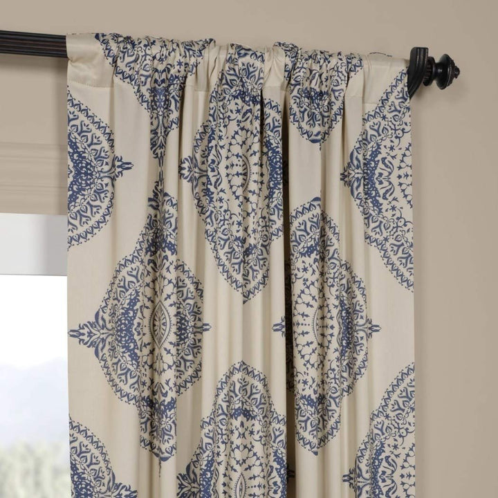 2 Piece Girls Burnt Moroccan Window Curtain 96 Inch Pair Panel Set